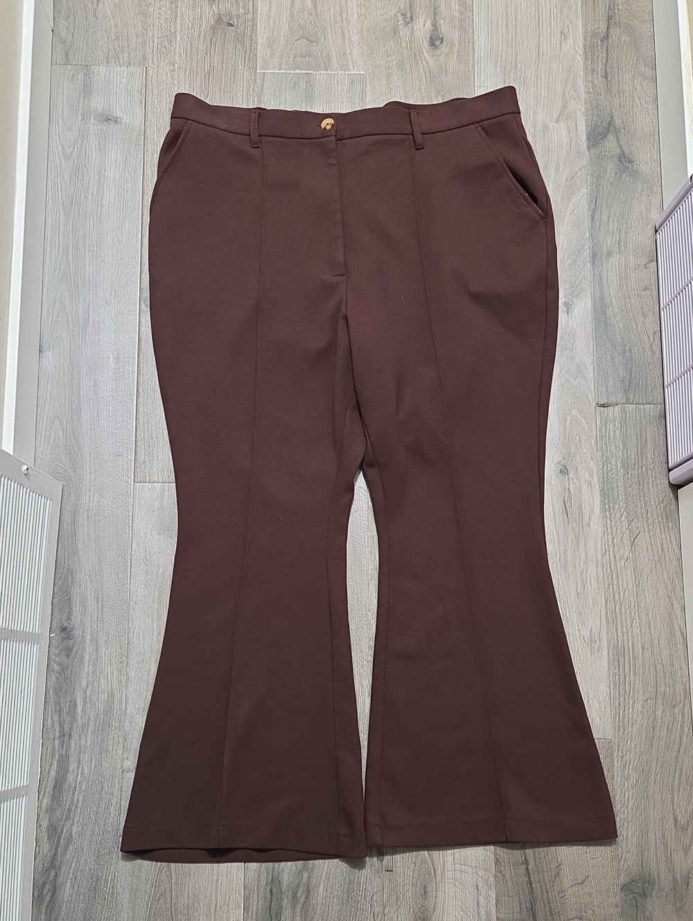 Urban Outfitters Burgundy Flare Pants